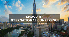 Desktop Screenshot of apms-conference.org